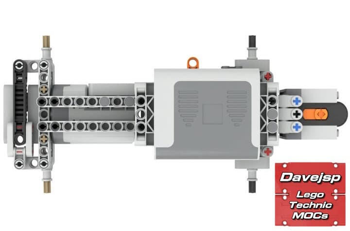 Lego Technic budget Power Functions chassis - FREE building instructions