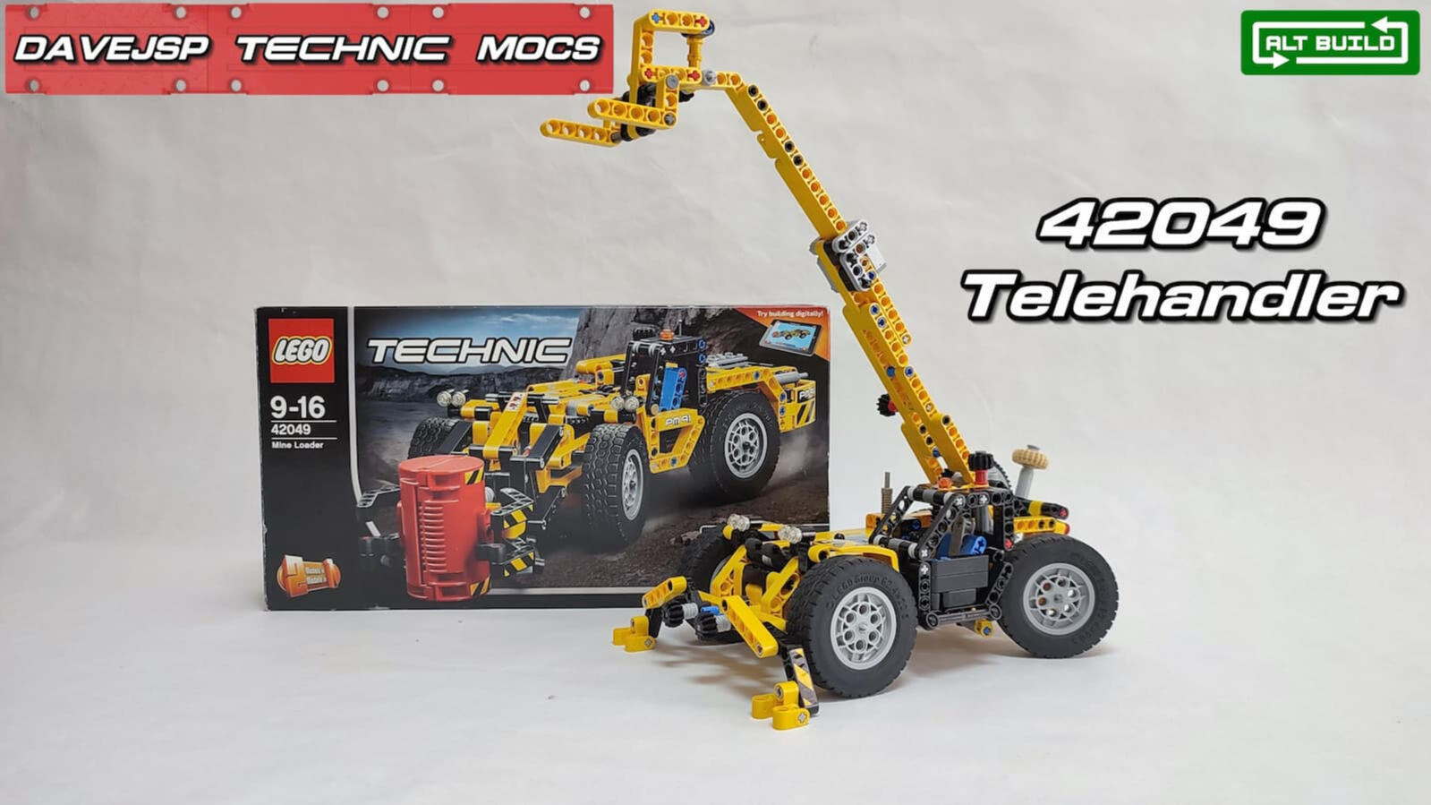 Lego Technic 42049 Telehandler MOC - Premium Building Instructions