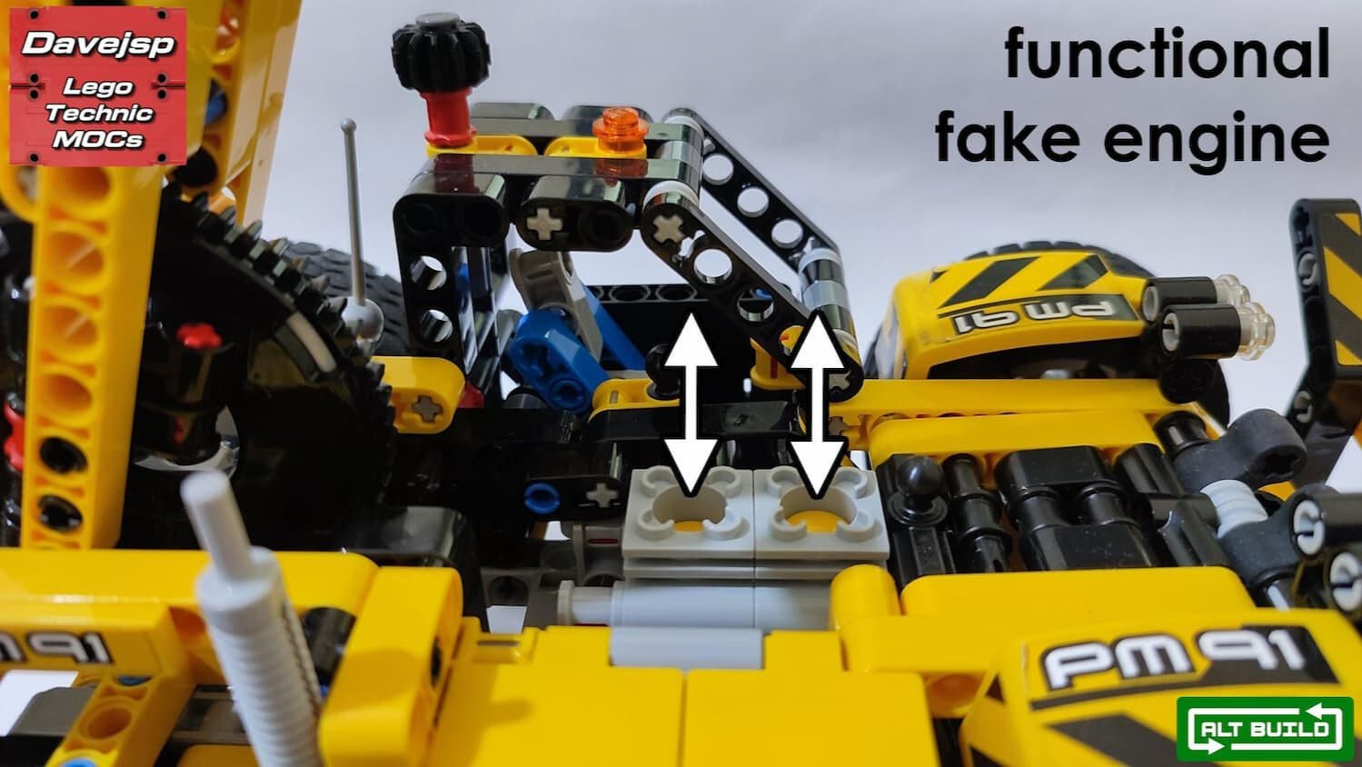 Lego Technic 42049 Telehandler MOC - Premium Building Instructions