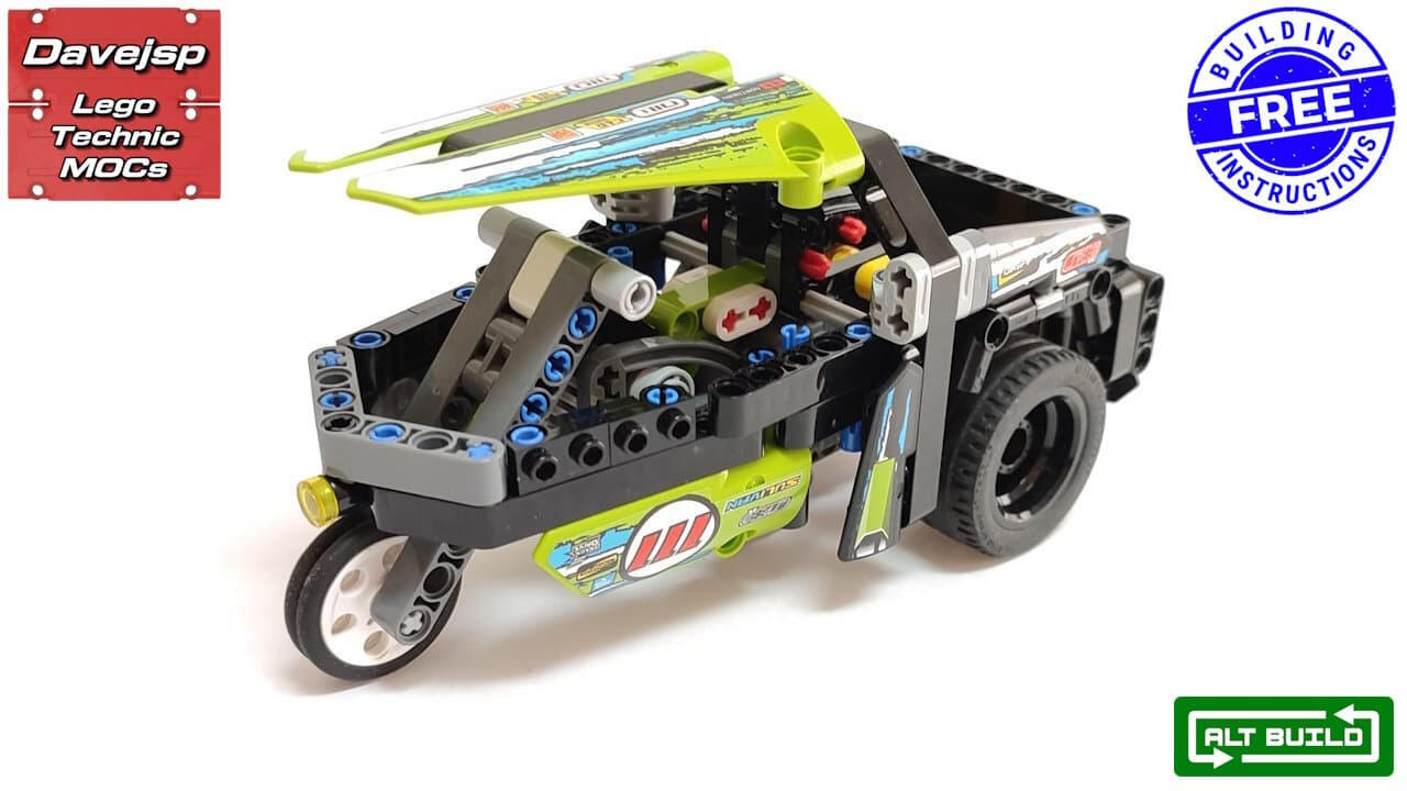 Lego Technic 42103 Racing Tuc-Tuc MOC - FREE Building Instructions Lego Technic 42103 Racing Tuc-Tuc MOC - FREE Building Instructions