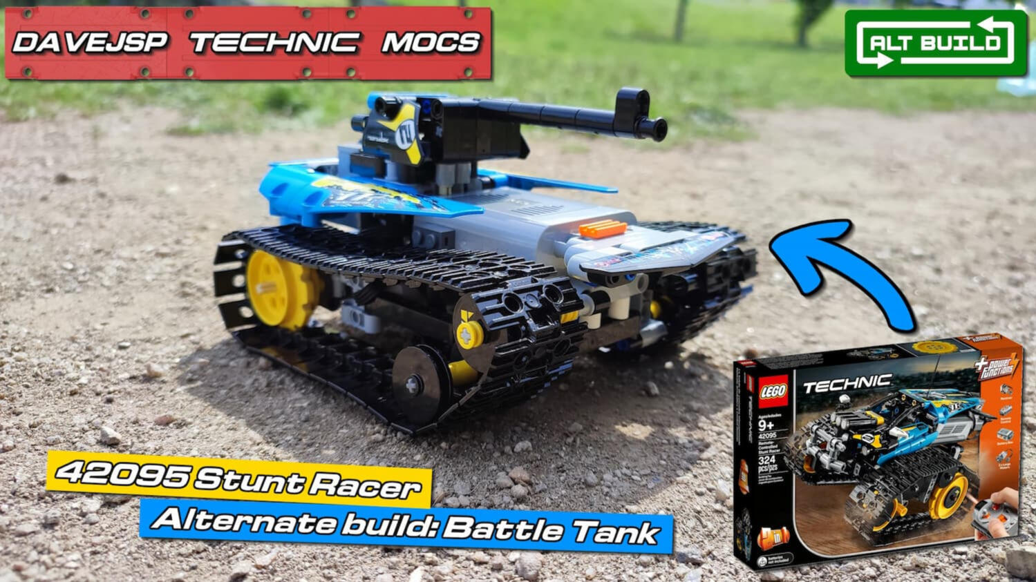 Lego Technic 42095 Battle Tank MOC - Premium Building Instructions