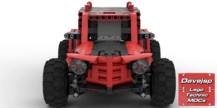 Lego Technic Red Arrow RC SUV MOC - FREE Building Instructions