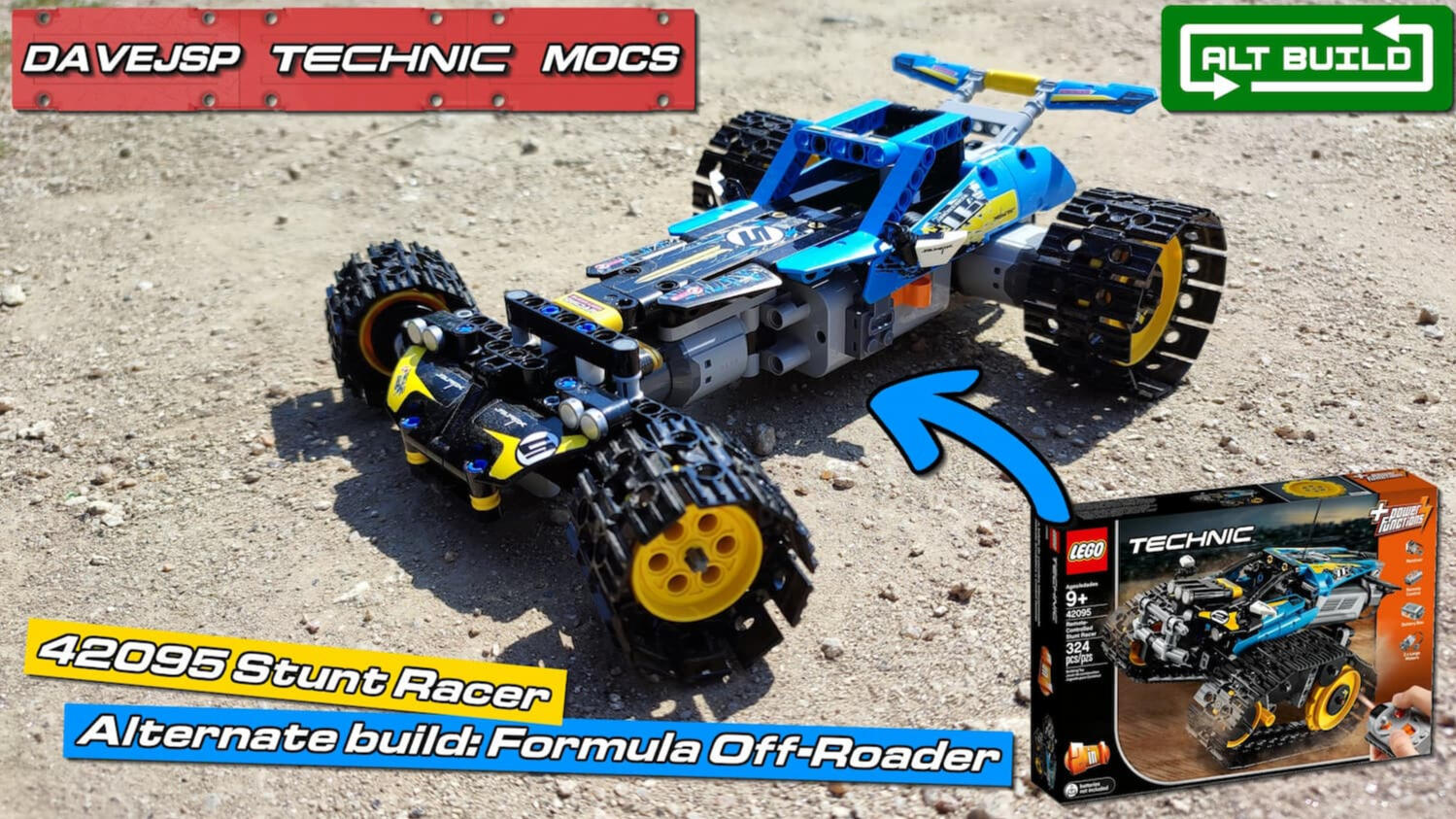 Lego Technic 42095 Formula Off-Roader MOC - Premium Building Instructions