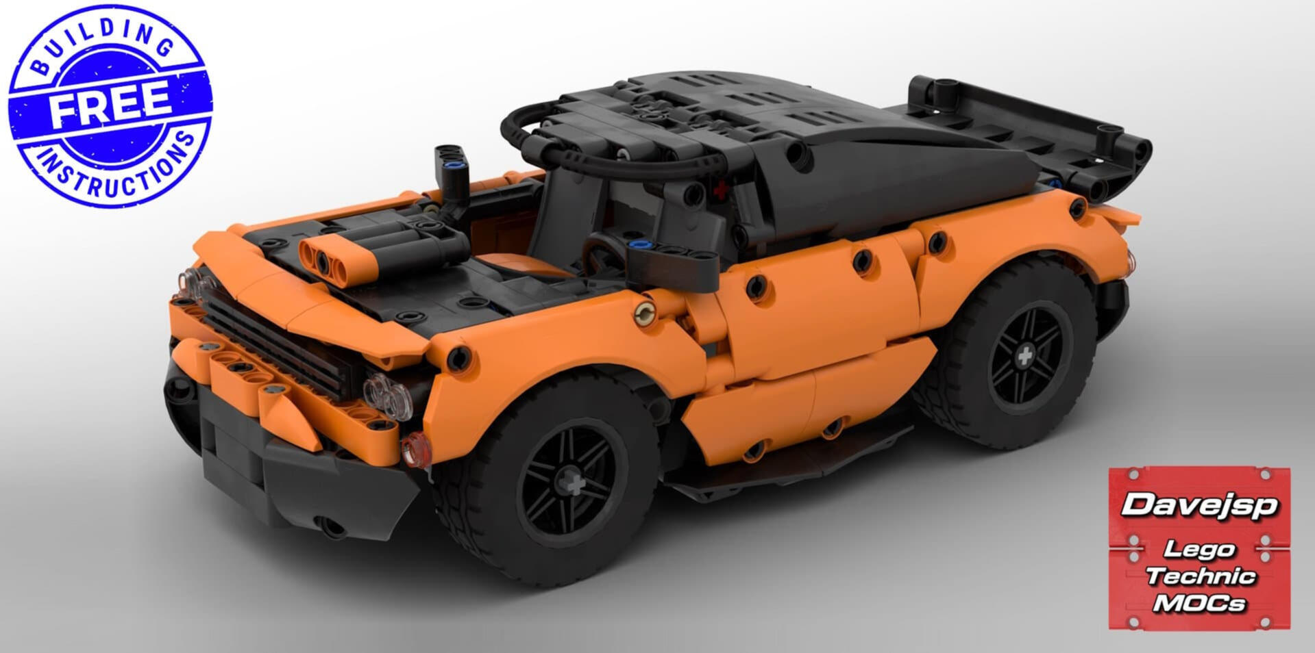 Lego Technic RC Compact Racer MOC - FREE building instructions