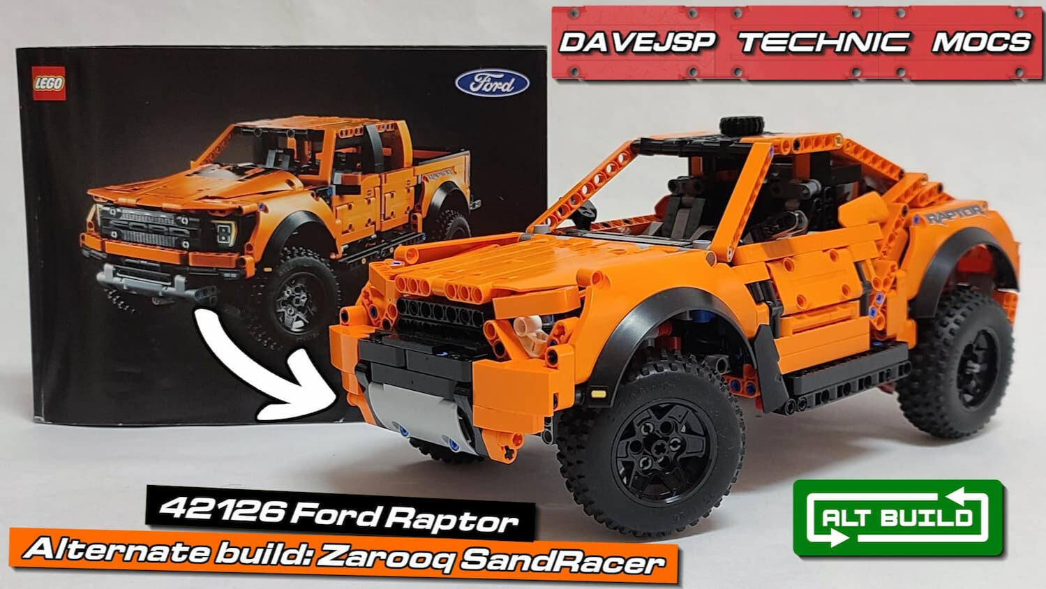 Lego Technic 42126 Zarooq sandRacer MOC - Premium Building Instructions