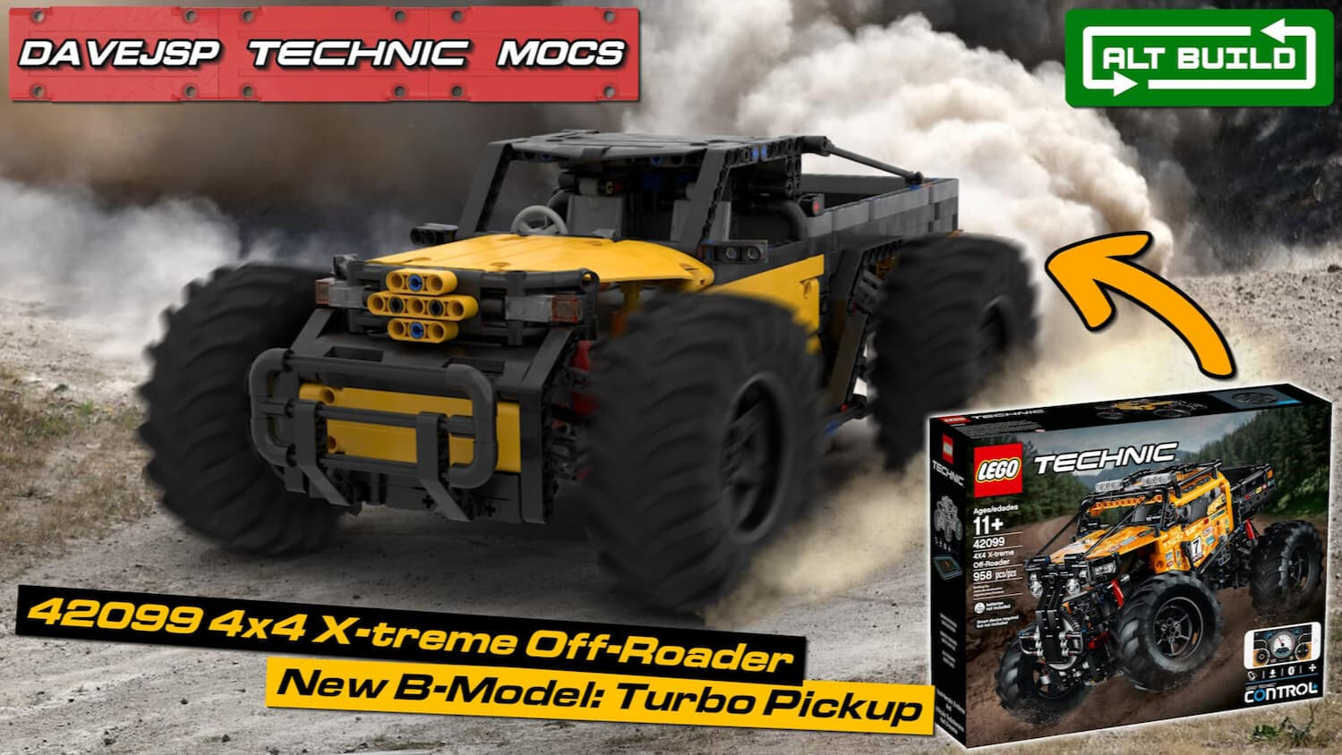 Lego Technic 42099 Turbo Pickup MOC - Premium Building Instructions