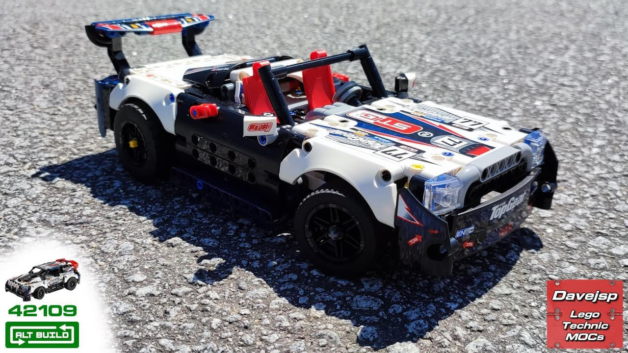 Lego Technic 42109 Racing Cabriolet MOC - Premium Building Instructions