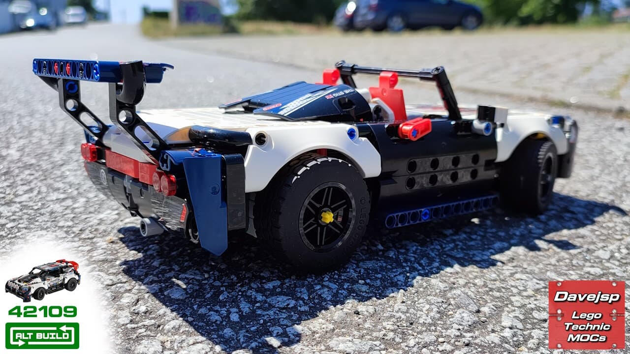 Lego Technic 42109 Racing Cabriolet MOC - Premium Building Instructions