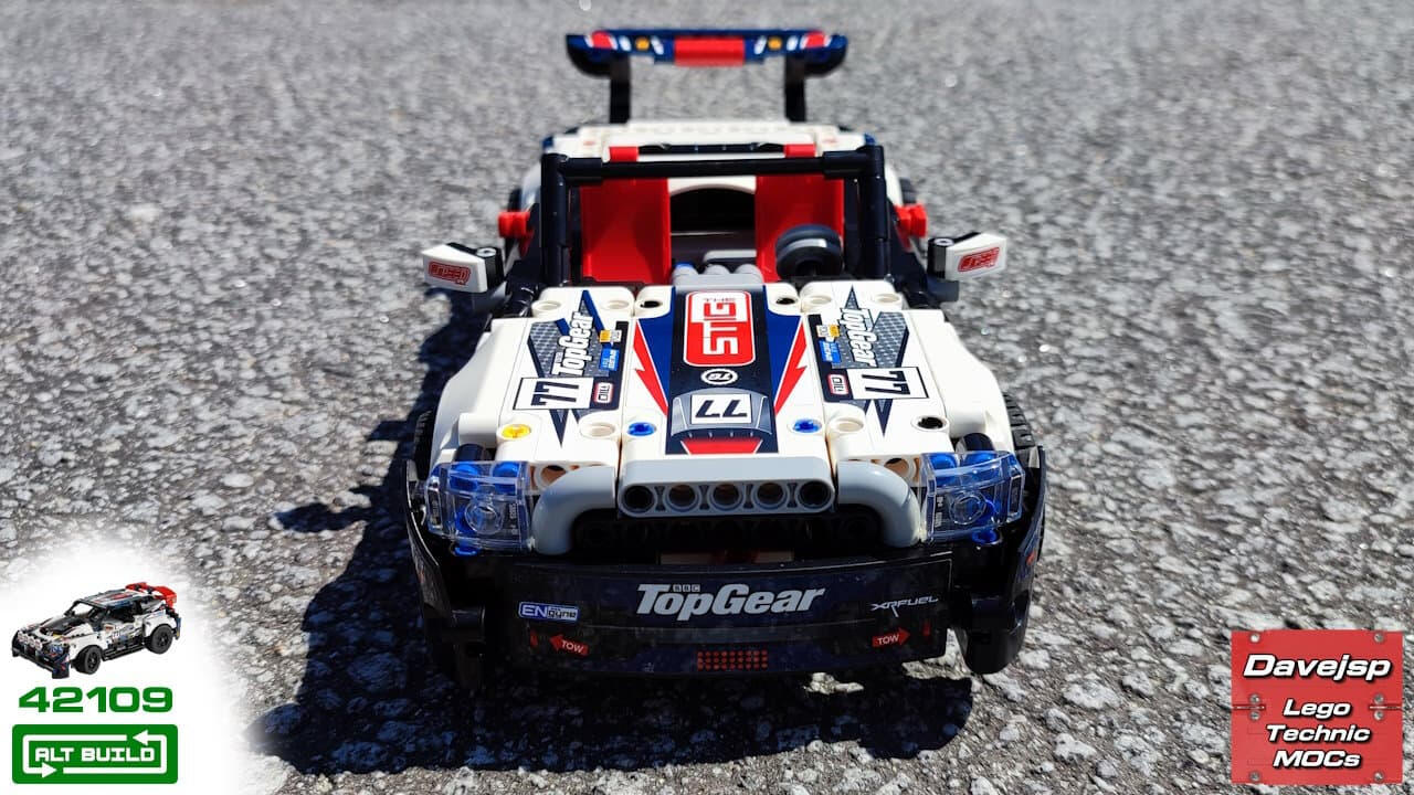 Lego Technic 42109 Racing Cabriolet MOC - Premium Building Instructions
