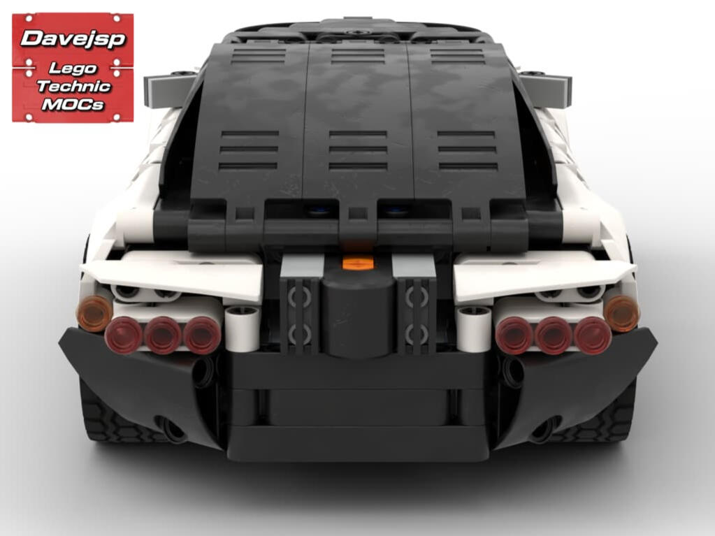 Lego Technic RC Compact Muscle Car MOC - FREE building instructions