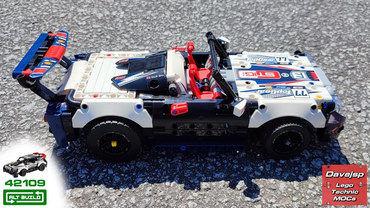 Lego Technic 42109 Racing Cabriolet MOC - Premium Building Instructions