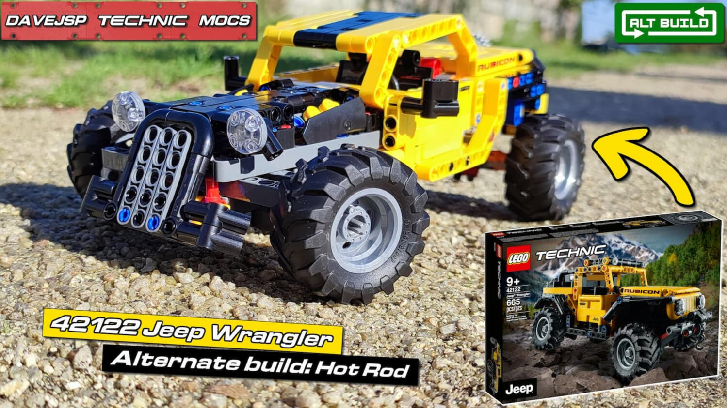 Lego Technic 42122 Hot Rod MOC - Premium Building Instructions