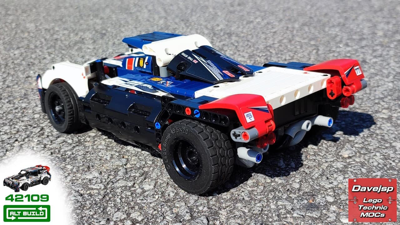Lego Technic 42109 Retro Hypercar MOC - Premium Building Instructions