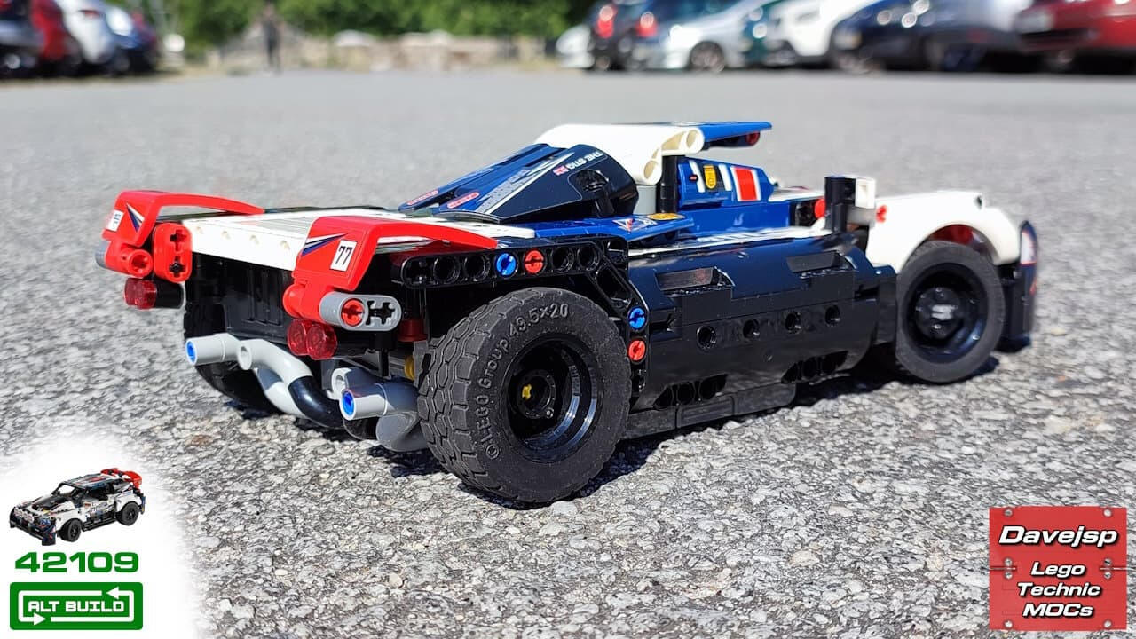 Lego Technic 42109 Retro Hypercar MOC - Premium Building Instructions