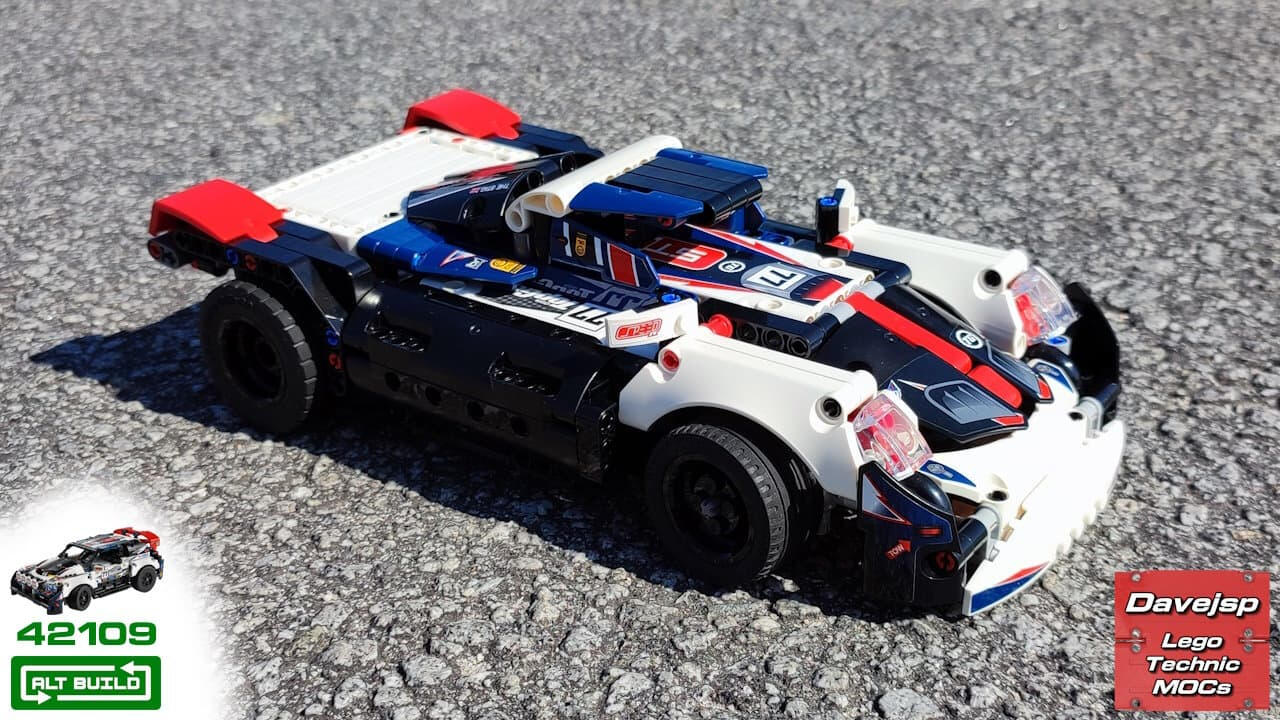 Lego Technic 42109 Retro Hypercar MOC - Premium Building Instructions