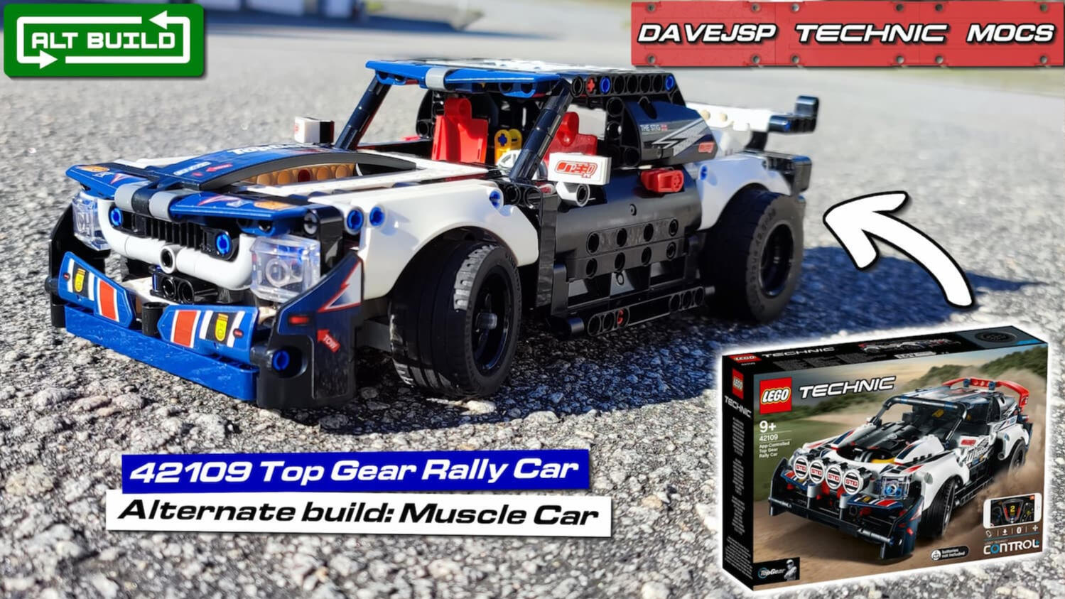 Lego Technic 42109 Muscle Car MOC - Premium Building Instructions