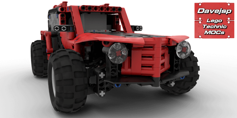 Lego Technic Red Arrow RC SUV MOC - FREE Building Instructions
