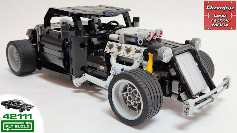 Lego Technic 42111 Hot Rod MOC - Premium Building Instructions