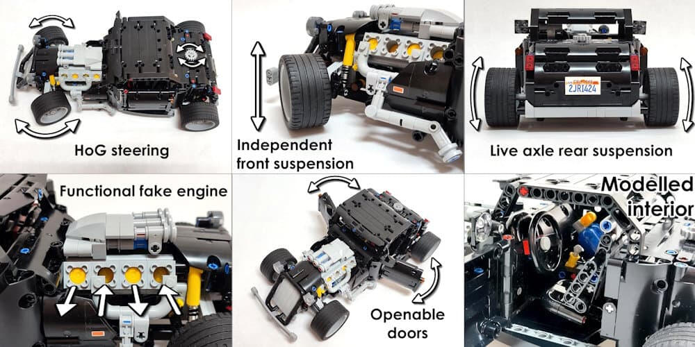 Lego Technic 42111 Hot Rod MOC - Premium Building Instructions Lego Technic 42111 Hot Rod MOC - Premium Building Instructions