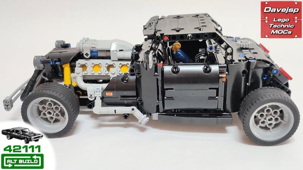 Lego Technic 42111 Hot Rod MOC - Premium Building Instructions