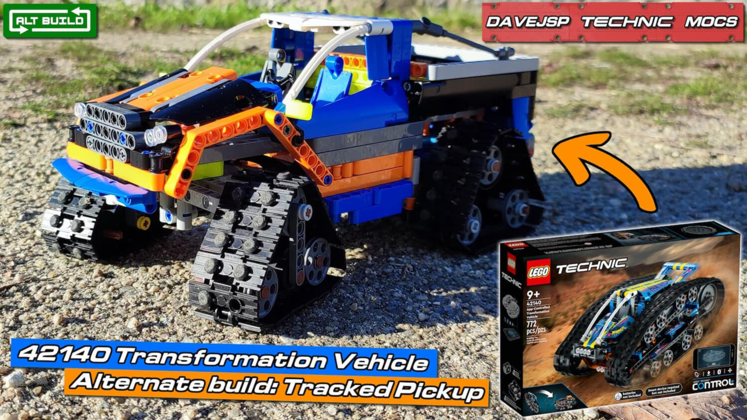 Lego Technic 42140 Tracked Pickup MOC - Premium Building Instructions