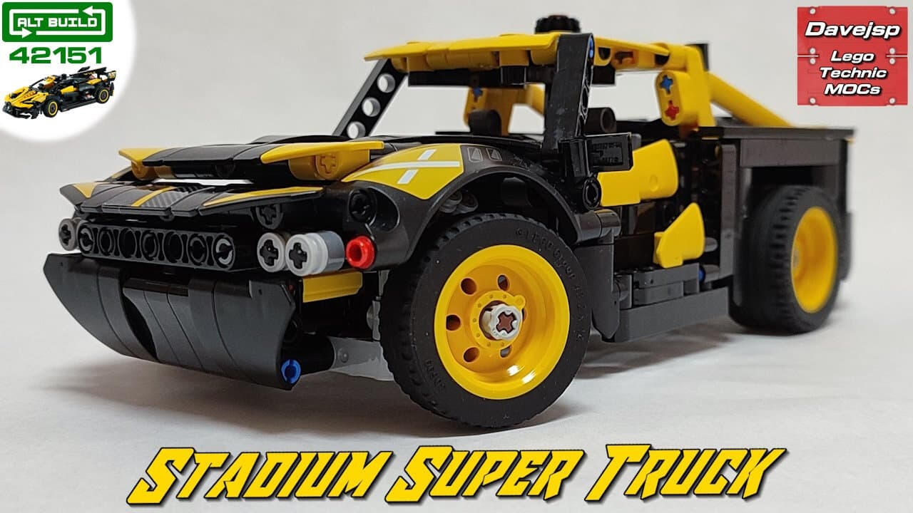 Lego Technic 42151 Super Stadium Truck MOC - Premium Building Instructions