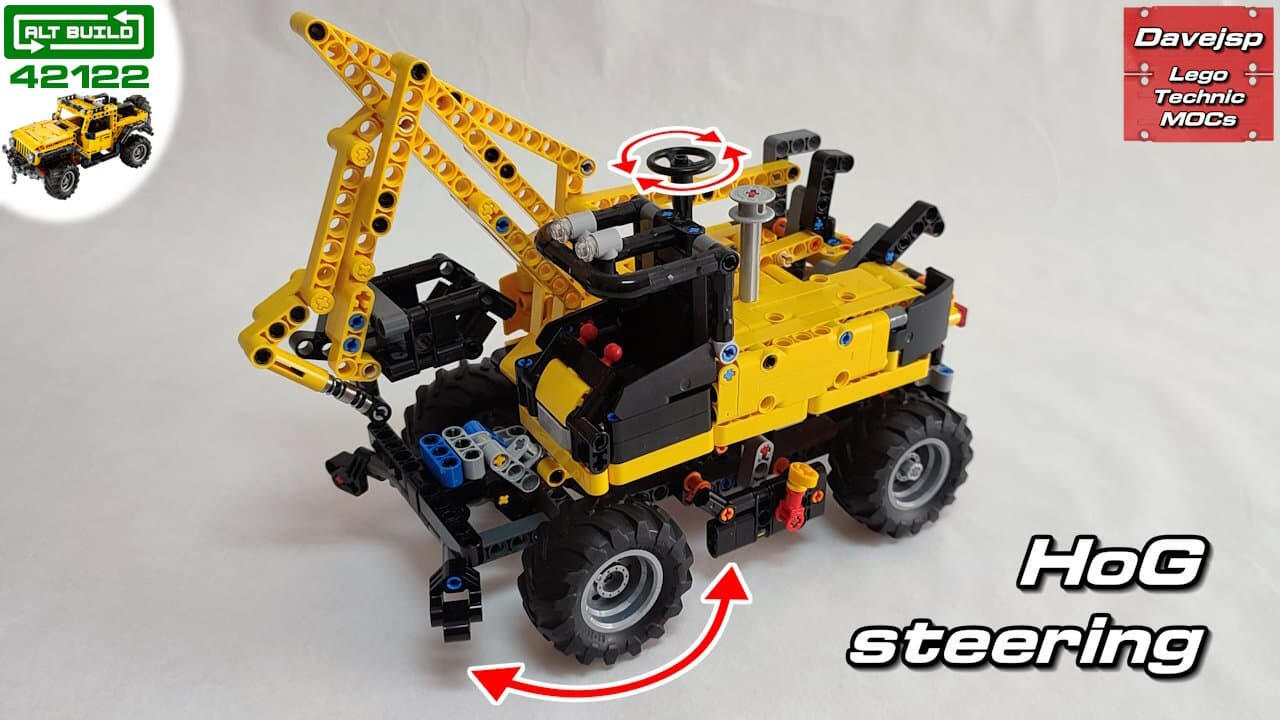 Lego Technic 42122 Compact Wheeled Excavator MOC - Premium Building Instructions