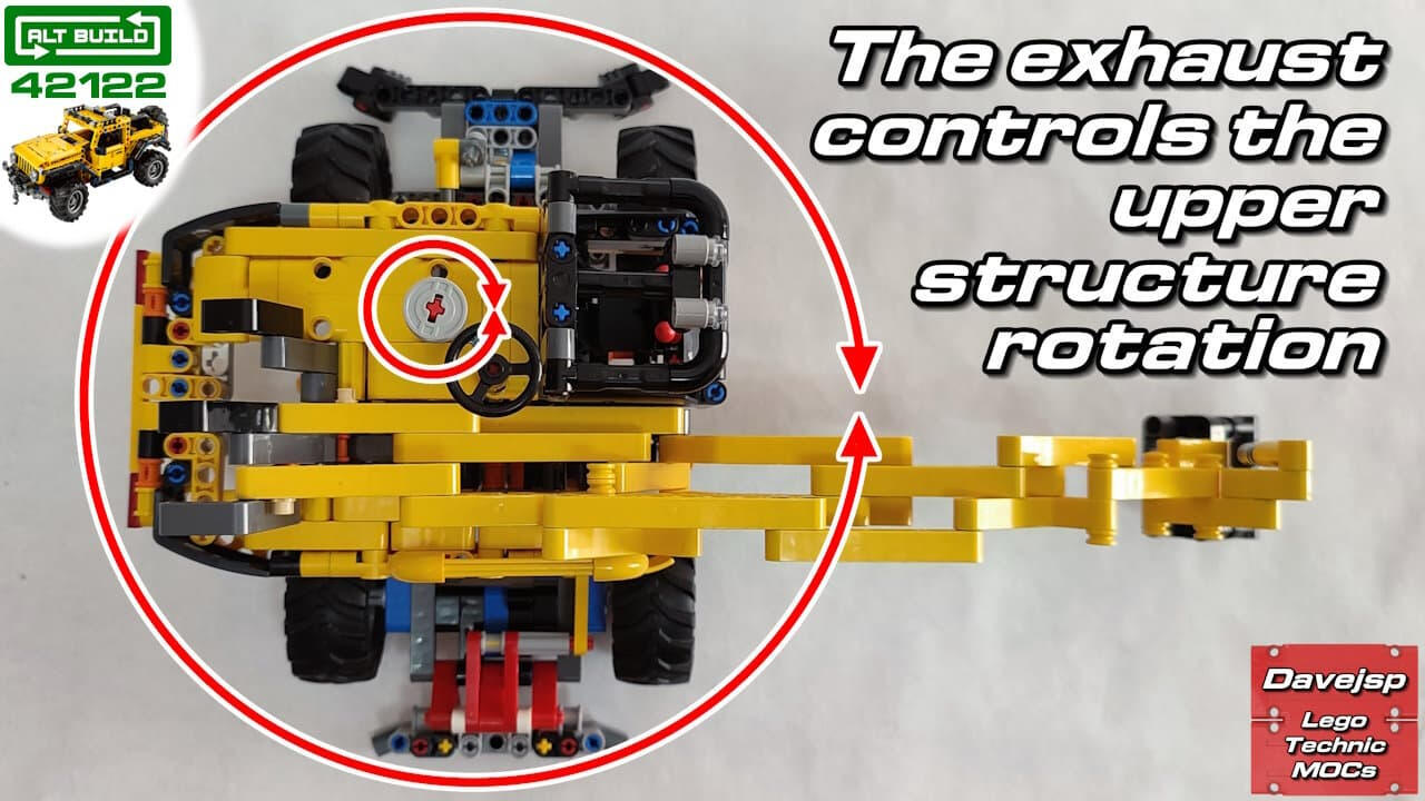 Lego Technic 42122 Compact Wheeled Excavator MOC - Premium Building Instructions