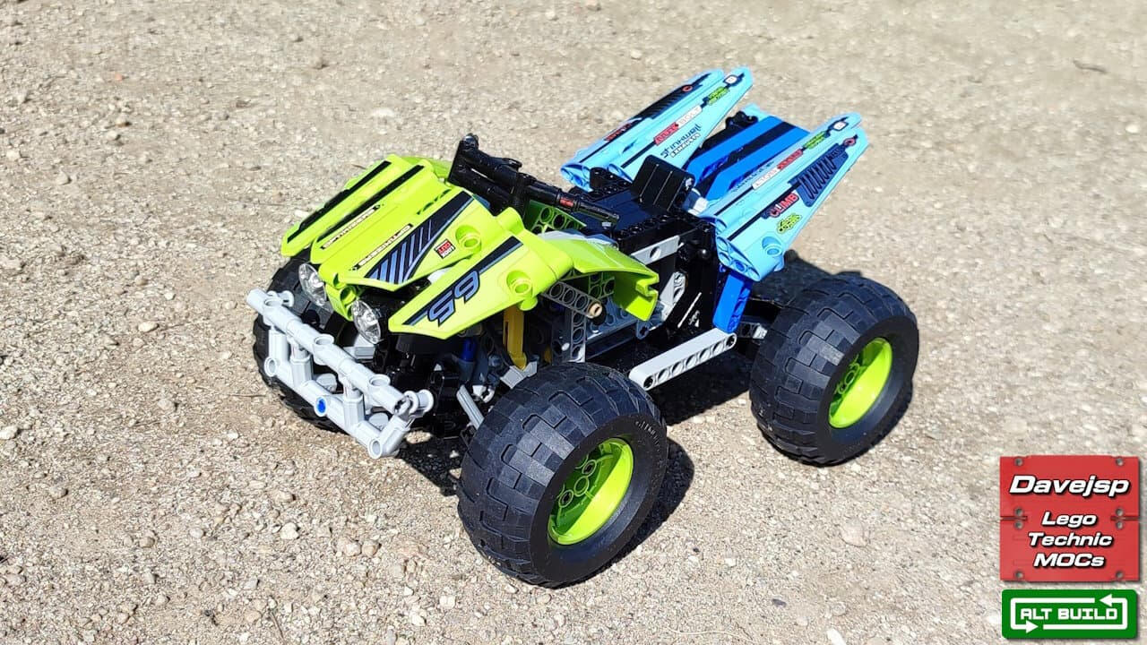 Lego Technic 42037 Quad Bike MOC - Premium Building Instructions