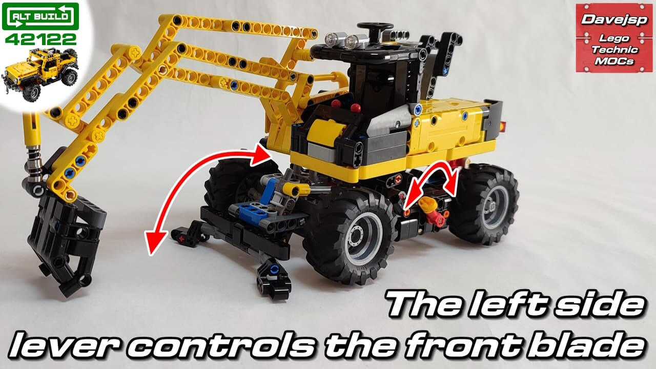 Lego Technic 42122 Compact Wheeled Excavator MOC - Premium Building Instructions Lego Technic 42122 Compact Wheeled Excavator MOC - Premium Building Instructions