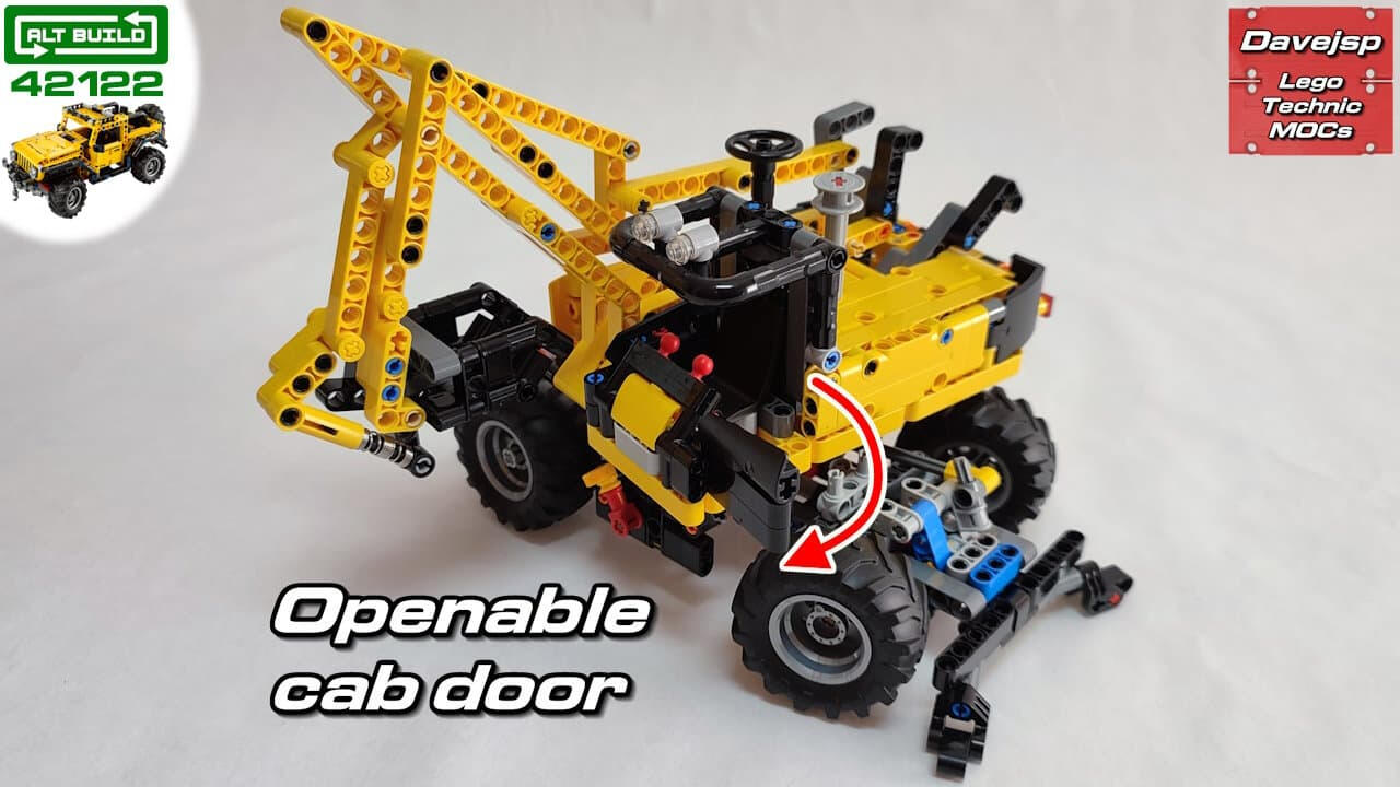 Lego Technic 42122 Compact Wheeled Excavator MOC - Premium Building Instructions