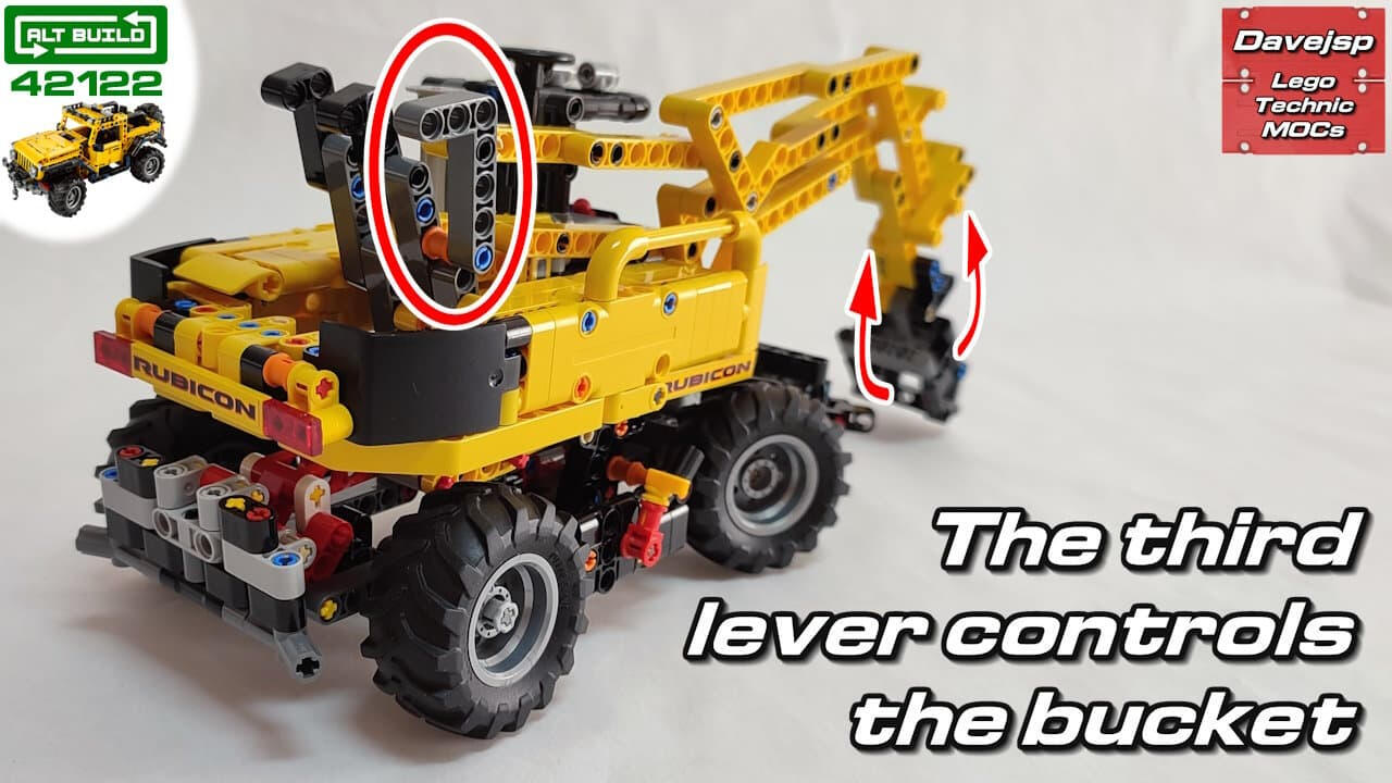 Lego Technic 42122 Compact Wheeled Excavator MOC - Premium Building Instructions