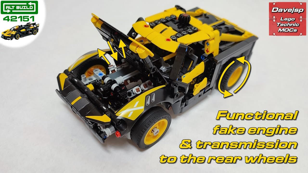 Lego Technic 42151 Super Stadium Truck MOC - Premium Building Instructions