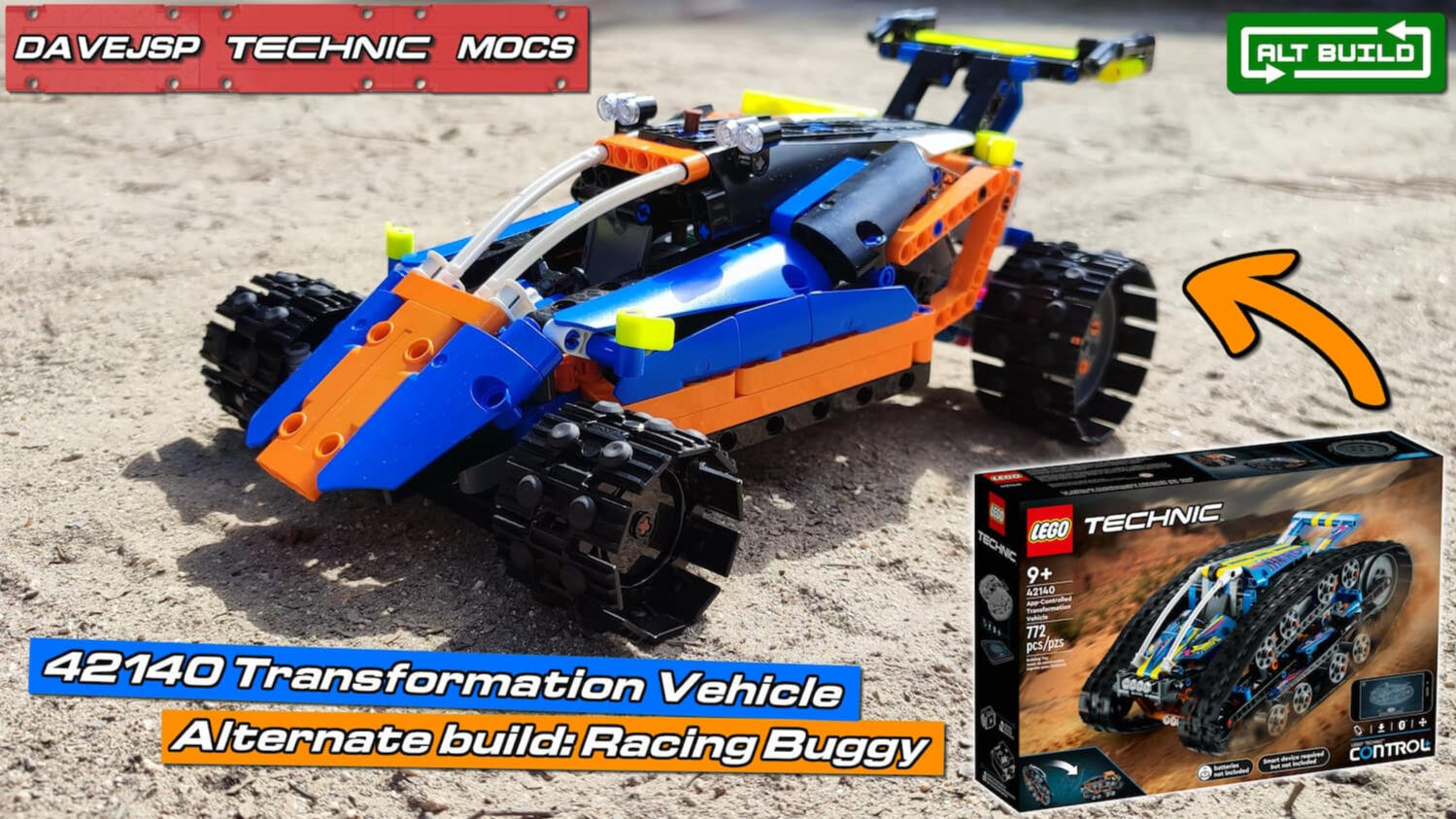 Lego Technic 42140 Racing Buggy MOC - Premium Building Instructions