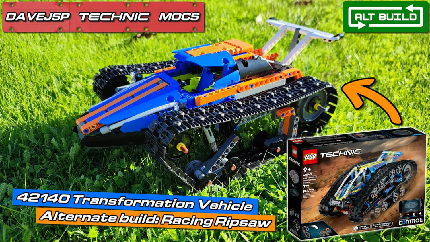 Lego Technic 42140 Racing Ripsaw MOC - Premium Building Instructions