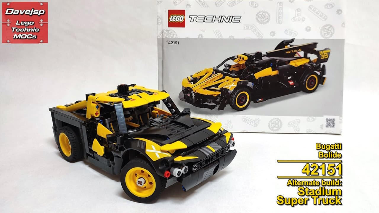 Lego Technic 42151 Super Stadium Truck MOC - Premium Building Instructions