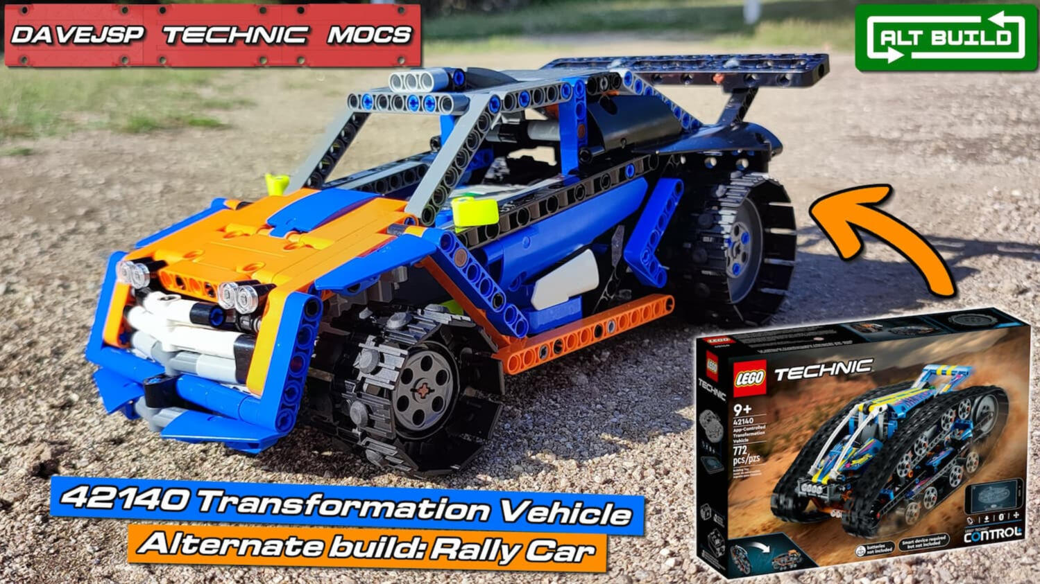 Lego Technic 42140 Rally Car MOC - Premium Building Instructions