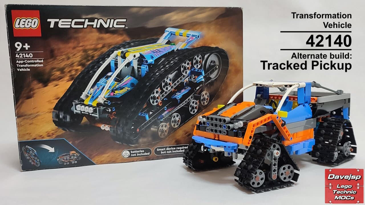 Lego Technic 42140 Tracked Pickup MOC - Premium Building Instructions