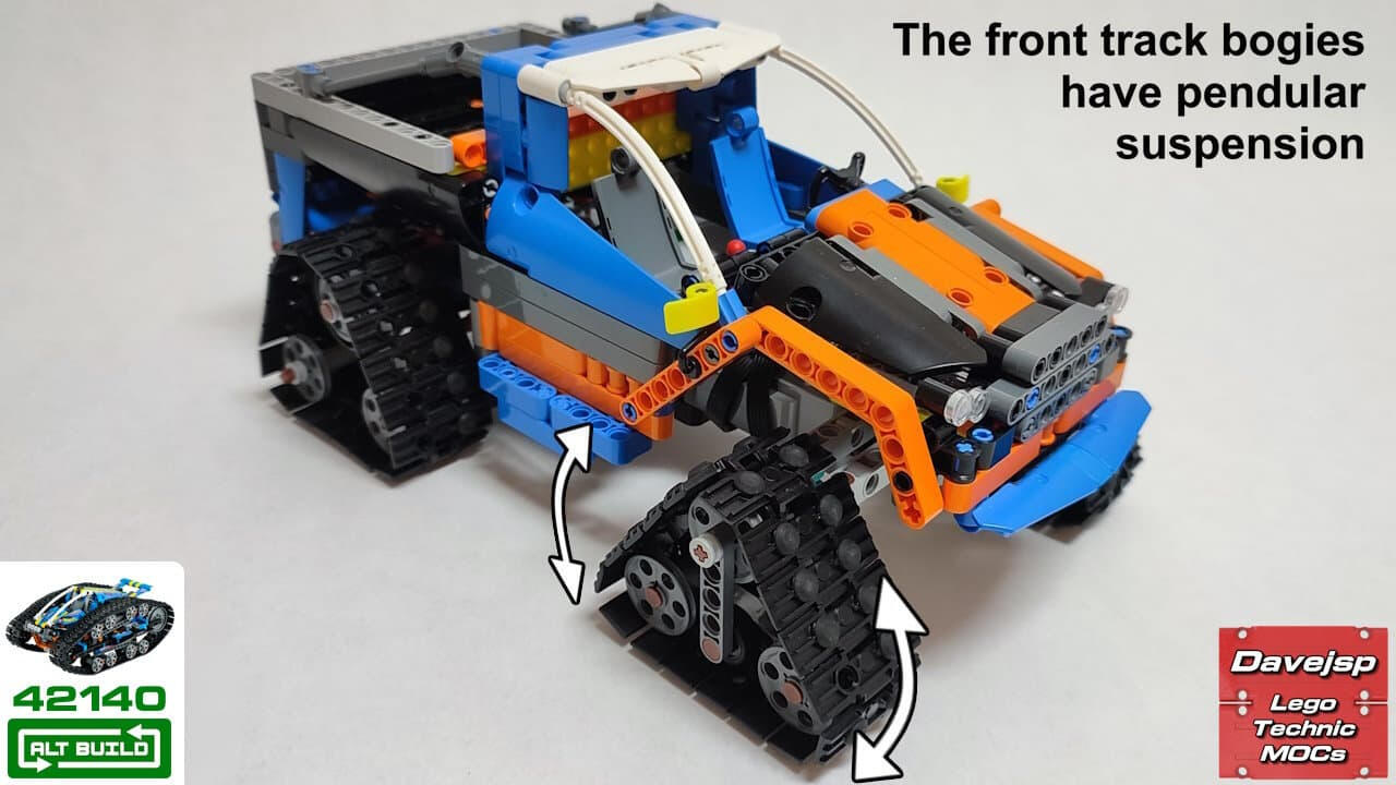 Lego Technic 42140 Tracked Pickup MOC - Premium Building Instructions Lego Technic 42140 Tracked Pickup MOC - Premium Building Instructions