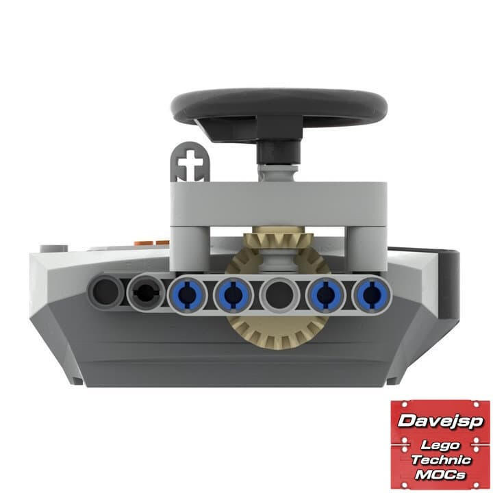 Lego Technic Power Functions IR remote steering MOD - FREE building instructions