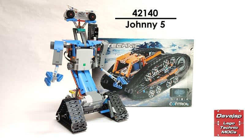 Lego Technic 42140 Johnny 5 robot MOC - Premium Building Instructions