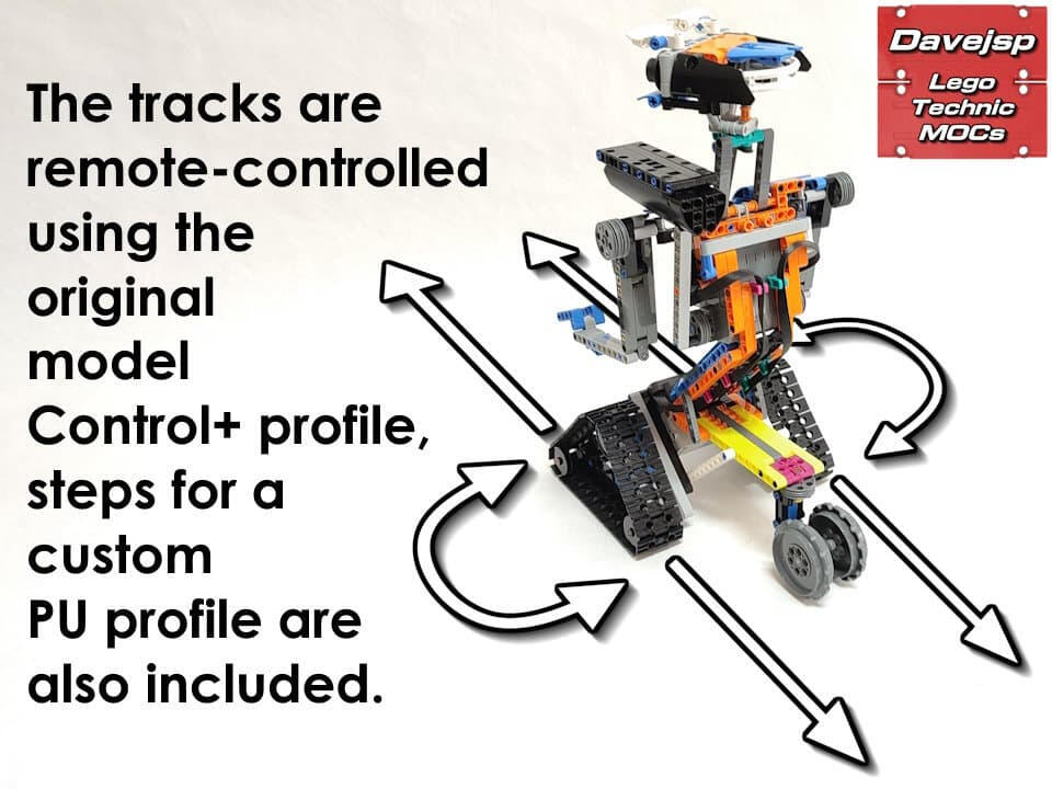 Lego Technic 42140 Johnny 5 robot MOC - Premium Building Instructions Lego Technic 42140 Johnny 5 robot MOC - Premium Building Instructions