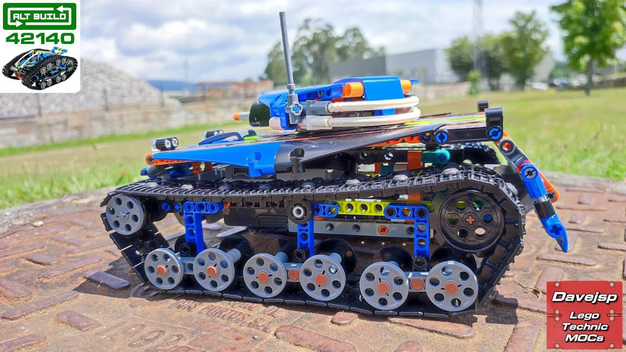 Lego Technic 42140 Battle Tank MOC - Premium Building Instructions