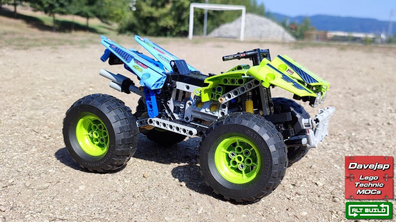 Lego Technic 42037 Quad Bike MOC - Premium Building Instructions