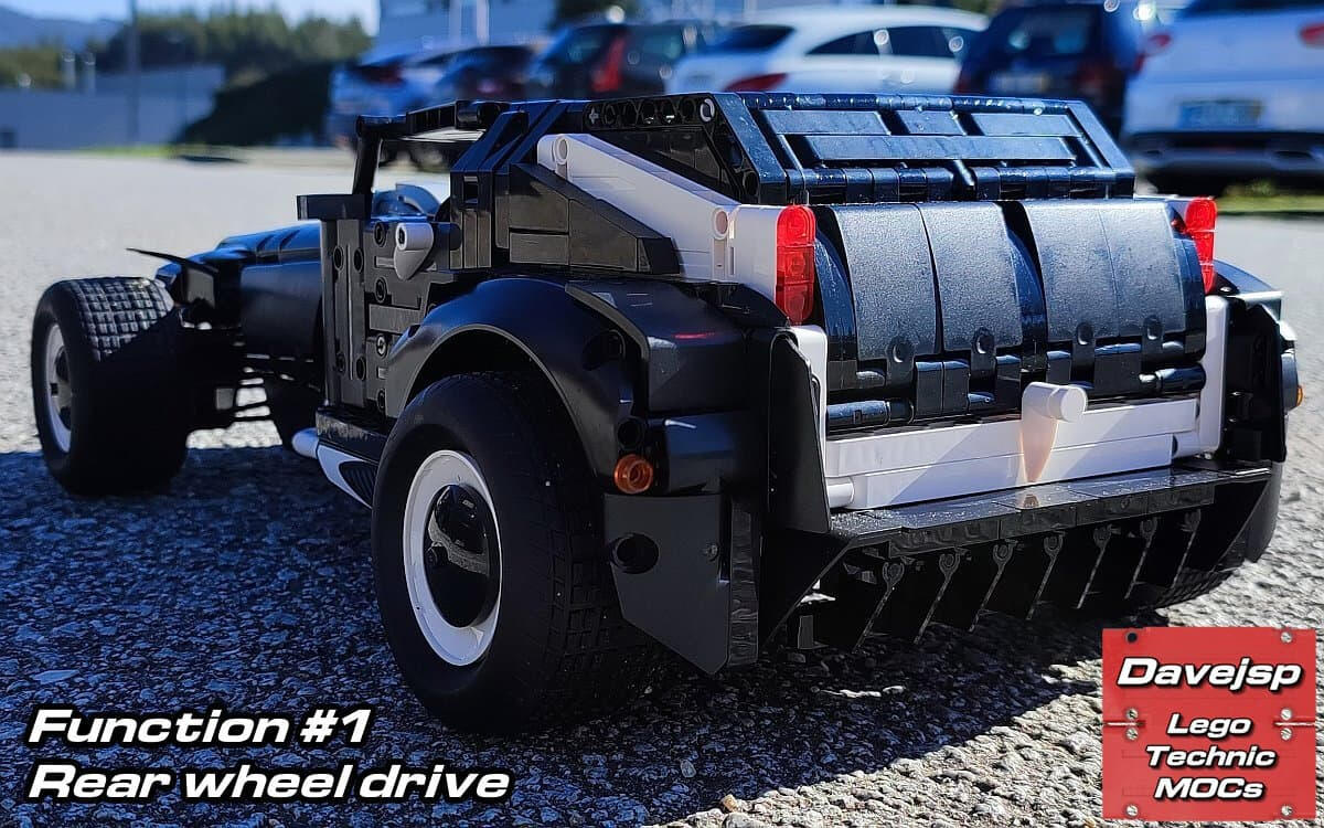 Lego Technic RC Black Roadster MOC - FREE Building Instructions Lego Technic RC Black Roadster MOC - FREE Building Instructions