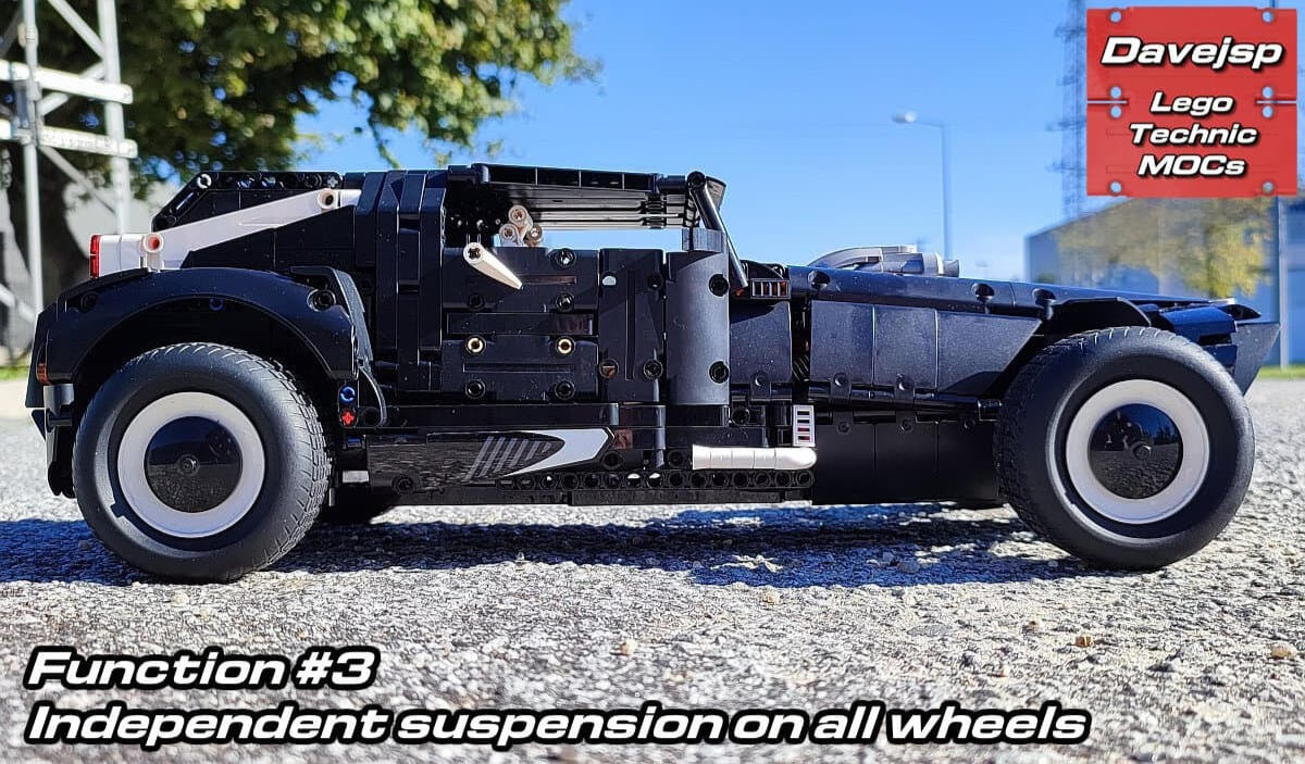 Lego Technic RC Black Roadster MOC - FREE Building Instructions