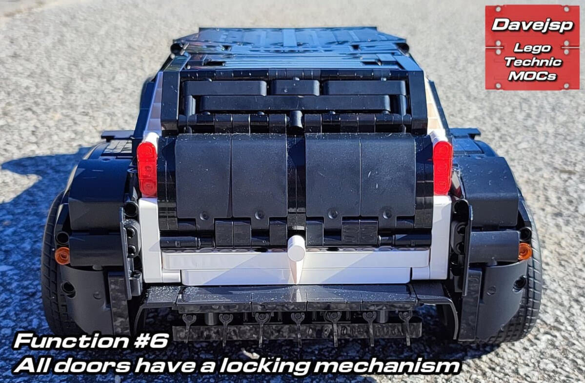 Lego Technic RC Black Roadster MOC - FREE Building Instructions