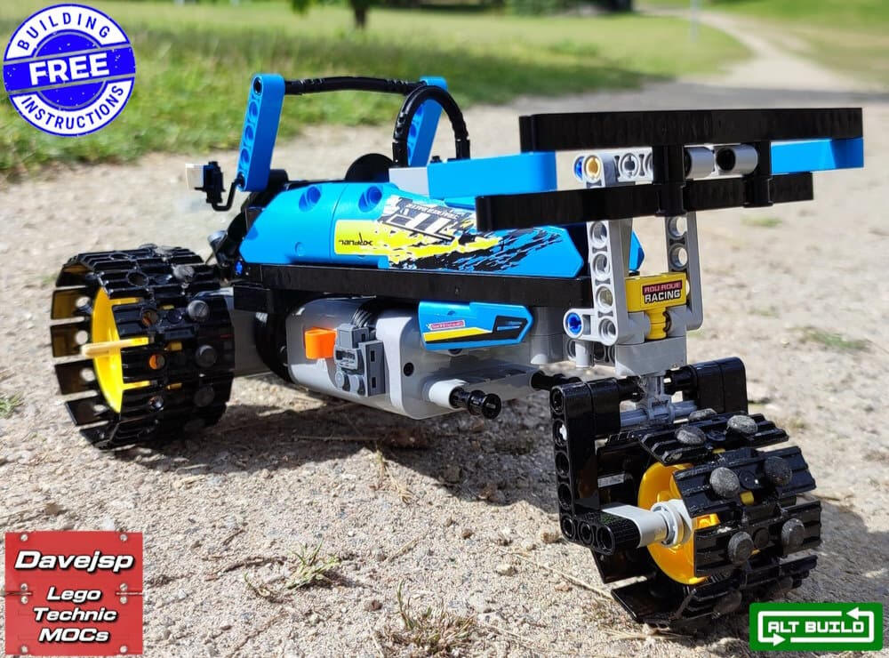 Lego Technic 42095 Racing Inverted Trike MOC - FREE Building Instructions