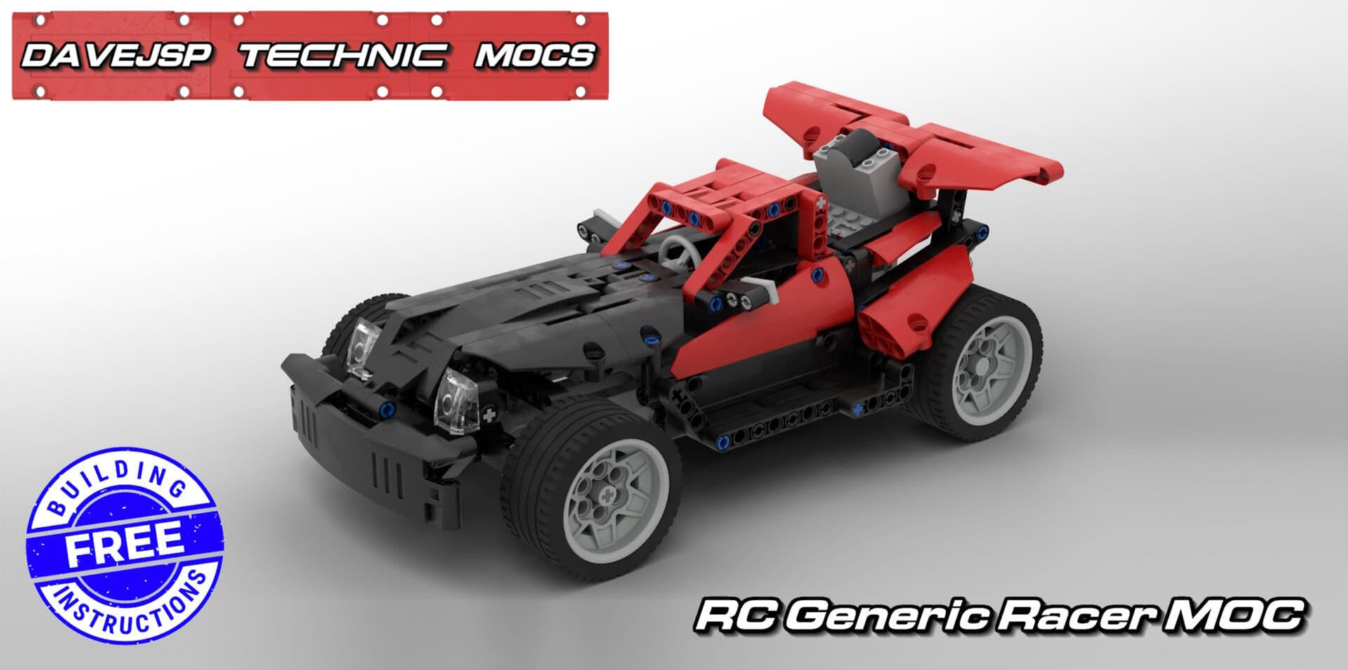 Lego Technic Generic RC Racer MOC - FREE Building Instructions