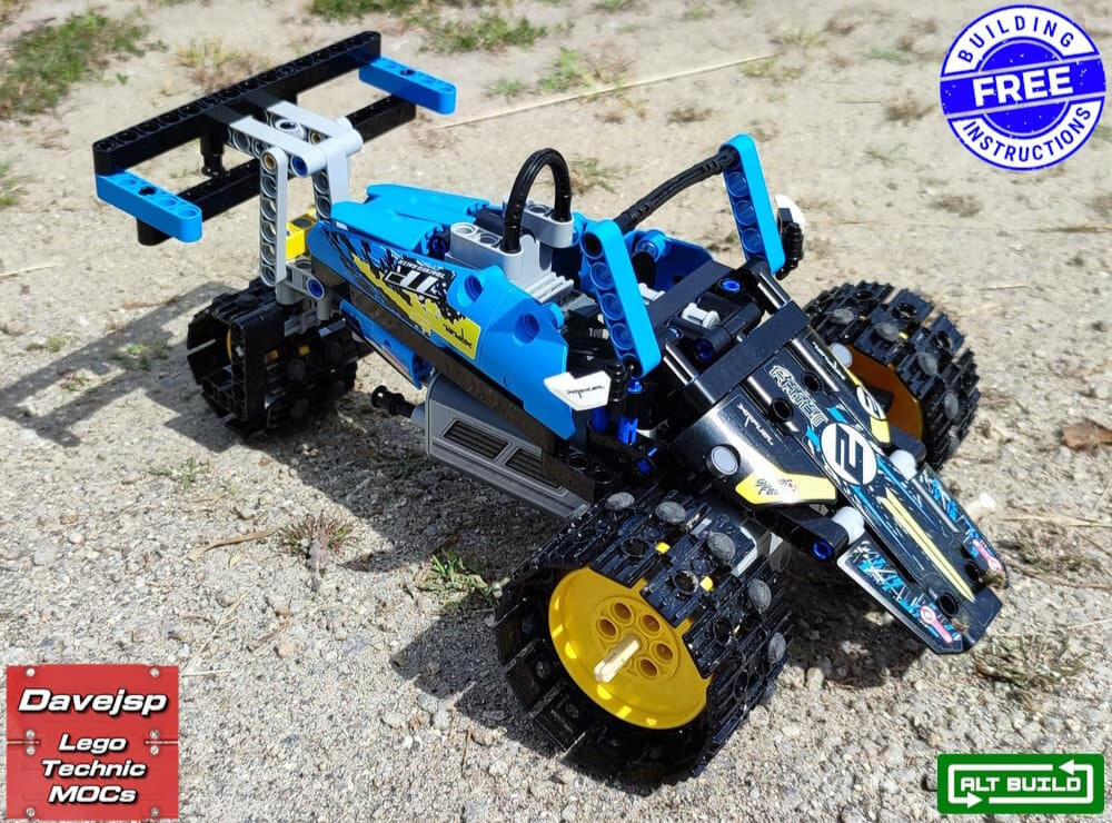 Lego Technic 42095 Racing Inverted Trike MOC - FREE Building Instructions